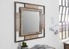 Spiegel Mango 92x4x92 braun lackiert HEAVY INDUSTRY #254 Bild 5