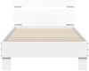 vidaXL Bettgestell mit Kopfteil Weiß 90x190 cm Holzwerkstoff 838561 Bild 5