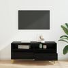 vidaXL TV-Schränk Schwarz Eichen-Optik 100 x 34,5 x 44,5 cm 881461 Bild 4