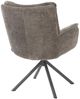 Armlehnenstuhl Juna, Stoff, Braun, 62 x 92 x 67 cm Bild 4