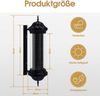 BarberPub Barber Pole Barbierstab, Barbershop Friseurstange mit LED Leucht Salon Einrichtung, Außenwandlampe für Friseursalons, Barbier Stange Licht, 81CM Salon Zeichen, Energie Sparen L041BC Bild 5