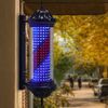 BarberPub Barber Pole Barbierstab, Barbershop Friseurstange mit LED Leucht Salon Einrichtung, Außenwandlampe für Friseursalons, Barbier Stange Licht, 81CM Salon Zeichen, Energie Sparen L041BC Bild 2