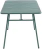 Vente-unique - MIRMANDE Garden dining set Metall Grün - B 80 cm x H 74,5 cm x L 160 cm Bild 3