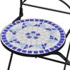 vidaXL Bistrostühle Klappbar 2 Stk. Keramik Blau und Weiß 41531 Bild 5