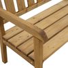 AXI Charlotte Gartenbank aus Holz in Braun Parkbank / Holzbank für den Garten mit Rückenlehne für 2 Personen | Braun | Holz | 110.00 cm Bild 3