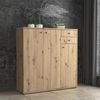 Kommode >Tembi< in Artisan Eiche - 108,8x111,1x34,8cm (BxHxT) Bild 2