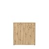 Kommode >Tembi< in Artisan Eiche - 108,8x111,1x34,8cm (BxHxT) Bild 3
