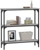 vidaXL Konsolentisch Grau Sonoma 75x22,5x75 cm Holzwerkstoff 834033 Bild 3