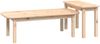 vidaXL 2-tlg. Couchtisch-Set Massivholz Kiefer 822362 Bild 4