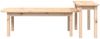 vidaXL 2-tlg. Couchtisch-Set Massivholz Kiefer 822362 Bild 5