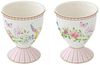 EasyLife Eierbecher Happy Easter, Spülmaschinengeeignet, Mehrfarbig, Motiv: Blumen, Höhe: 6.5cm Bild 4