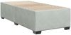 vidaXL Boxspringbett mit Matratze Hellgrau 90x200 cm Samt 3286204 Bild 5