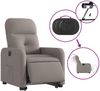 vidaXL Relaxsessel mit Aufstehhilfe Elektrisch Taupe Stoff 3206820 Bild 5