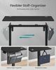 Songmics Höhenverstellbarer Schreibtisch elektrisch, 60x120 x (72-120) cm, Verstellbarer Tisch, Memory-Funktion für 4 Höhen, für Homeoffice, Arbeitszimmer, tintenschwarz Bild 4