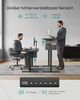 Songmics Höhenverstellbarer Schreibtisch elektrisch, 60x120 x (72-120) cm, Verstellbarer Tisch, Memory-Funktion für 4 Höhen, für Homeoffice, Arbeitszimmer, tintenschwarz Bild 3