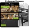 i@home Esstisch Teleskoptisch 119-158,5×80cm (Ausziehtisch mit W-förmigen Beinen und integriertem Stauraum), ideal für Küche, Wohnzimmer & Haustiere Bild 4