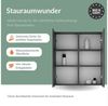 Planetmöbel Badezimmerspiegelschrank Spiegelschrank Merkur, anthrazit, 60 cm, mit LED-Leuchte in schwarz Bild 3