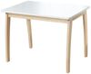 roba Kindertisch - Massivholz & MDF - HxBxT: 56 x 76 x 52 cm - Weiß / Natur Bild 5