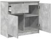 vidaXL Sideboard mit Schublade Betongrau 71x35x65 cm Holzwerkstoff 861601 Bild 5