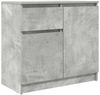 vidaXL Sideboard mit Schublade Betongrau 71x35x65 cm Holzwerkstoff 861601 Bild 2
