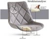 B&D home Esszimmerstühle 2er Set, Polsterstuhl mit Massivholz Buche Beine, gepolsterter Küchenstuhl Landhausstil, Design Stuhl Esszimmer und Küche, Webstoff Grau Bild 4