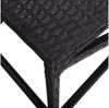 vidaXL Gartenbank 120 cm Poly Rattan Schwarz 46210 Bild 3