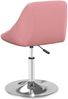 vidaXL Esszimmerstühle 4 Stk. Drehbar Rosa Samt 3088763 Bild 5