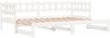 vidaXL Tagesbett Ausziehbar Weiß 2x(90x200) cm Massivholz Kiefer 840389 Bild 2