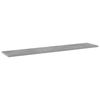 vidaXL Bücherregal-Bretter 4 Stk. Betongrau 100x20x1,5cm Holzwerkstoff 805386 Bild 2