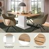 Home affaire Esstisch Motus, ausziehbar 150 -190 cm, inklusive 40 cm Einlegeplatte (Set, 1-St), Säulengestell mit Bodenplatte, Tisch, Küchentisch, Esszimmer, Küche Bild 2