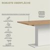 Home affaire Esstisch Motus, ausziehbar 150 -190 cm, inklusive 40 cm Einlegeplatte (Set, 1-St), Säulengestell mit Bodenplatte, Tisch, Küchentisch, Esszimmer, Küche Bild 3
