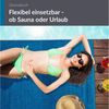 Lashuma Saunatuch Linz, Frottee (1-St), Baumwoll Saunahandtuch Petrol Blau 70x200 cm Bild 2