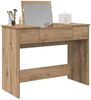 vidaXL Kosmetiktisch mit Schubladen Artisan-Eiche 100 x 45 x 76 cm 871670 Bild 3