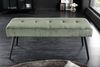riess-ambiente Sitzbank BOUTIQUE 100cm grün / schwarz (Einzelartikel, 1-St), Wohnzimmer · Cord · Metall · Esszimmer· Flur · Schlafzimmer Bild 5