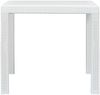 vidaXL Gartentisch Weiß 79x79x72 cm Kunststoff Rattan-Optik 45601 Bild 2
