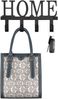 MIRRORS AND MORE 'Nelly' Wandgarderobe, Metall, schwarz, 25x13cm Bild 2