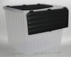 7x Wellenboxen 88L 60x45x45cm Deckel Transparent Aufbewahrung Spielzeugkiste Bild 2