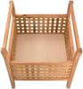 vidaXL Sitzbank mit Stauraum 49×48×49 cm Walnuss Massivholz 247609 Bild 5