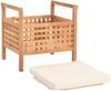 vidaXL Sitzbank mit Stauraum 49×48×49 cm Walnuss Massivholz 247609 Bild 4