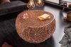 Extravaganter Design Couchtisch RIXOS ca. 80cm Metall kupfer Handarbeit Bild 2