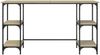 vidaXL Schreibtisch Sonoma-Eiche 140x50x75 cm Metall Holzwerkstoff 845327 Bild 5