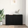 vidaXL Sideboard Schwarz Eichen-Optik 100 x 33 x 59,5 cm Holzwerkstoff 881140 Bild 4