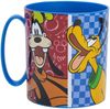 Disney Mickey Mouse Becher Mikrowellengeeigneter Kunststoffbecher 390 ml – Motivbecher für Kinder Bild 2
