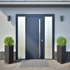 vidaXL Pflanzkübel 2 Stk. Schwarz Dreieckig 40x34,5x75 cm Stahl 851158 Bild 3