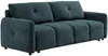 Vente-unique - ZAREMI Sofa Stoff Blau - B 92 cm x H 86 cm x L 218 cm Bild 2