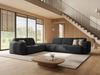 Micadoni Ecksofa Molino 6-Sitzer Rechts Strukturierter Stoff Beige Bild 5