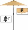 Songmics Sonnenschirm mit UV-Schutz bis UPF 50+, knickbar, Metall / Polyester taupe, Ø 2 x 2,15 cm Bild 4