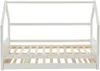 Vente-unique - HURRA Bett Holz, Platte Weiß - B 97 cm x H 143 cm x L 202 cm Bild 4