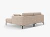 Micadoni Ecksofa Bemy 2-Sitzer Rechts Strukturierter Stoff Sand Bild 3