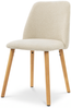 GOEURVANT 421 Esszimmerstühle 4er-Set, Chenille - Creme Bild 4